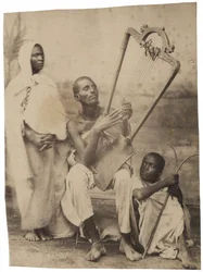 Three Abyssinians in Traditional Dress, c.1880-90